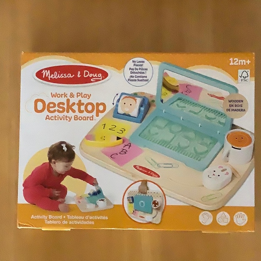 Melissa & Doug Colorful Desktop Activity Board